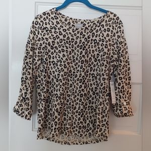 Chico's Animal Print Top.